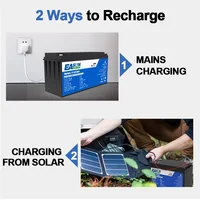 EASUN POWER LiFePo4 batterie 12V 24V 100AH 200AH batterie au Lithium fer Phosphate intégré BMS Grade A 6000 Cycle solaire Camping STOCK ue 5