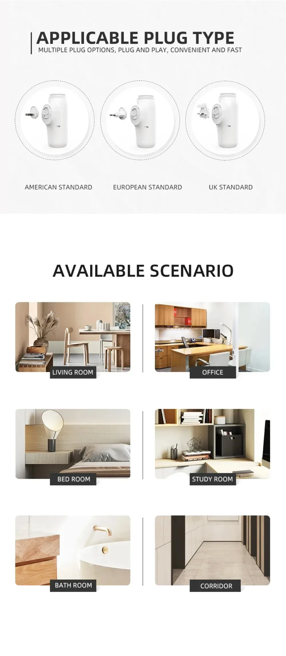 Automatic Smart Aroma Diffuser For Home Fragrance Distribution_voghion.com