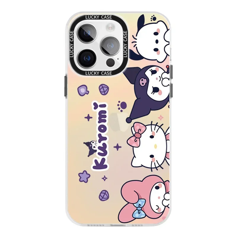 

Sanrio Kawaii Anime Hello Kitty My Melody Apple Phone Case Various Styles Cartoon Kuromi Pochacco IPhone14 Pro Max Girls Gifts
