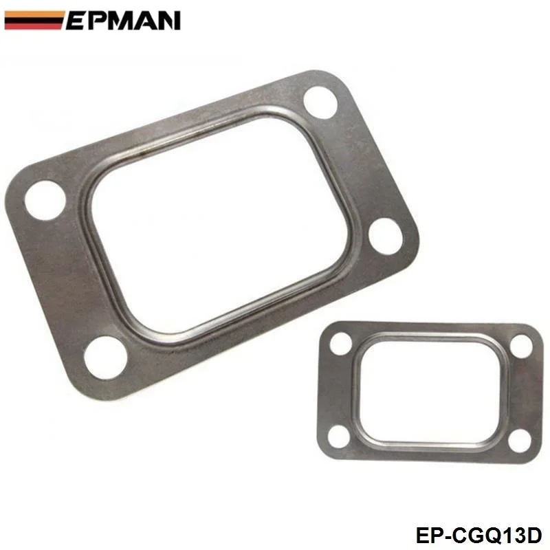 Exhaust Gasket EPMAN 10PCS/LOT T3 T34 T35 T38 GT35 GT35R Turbo Turbine Inlet Manifold Gasket 304 Stainless Steel EP-CGQ13D