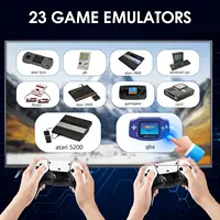 Nouvelle console de jeu rétro 2026 avec 23 émulateurs et plus de 20 000 jeux intégrés, HDMI 4K, 2.4G avec deux manettes sans fil 2