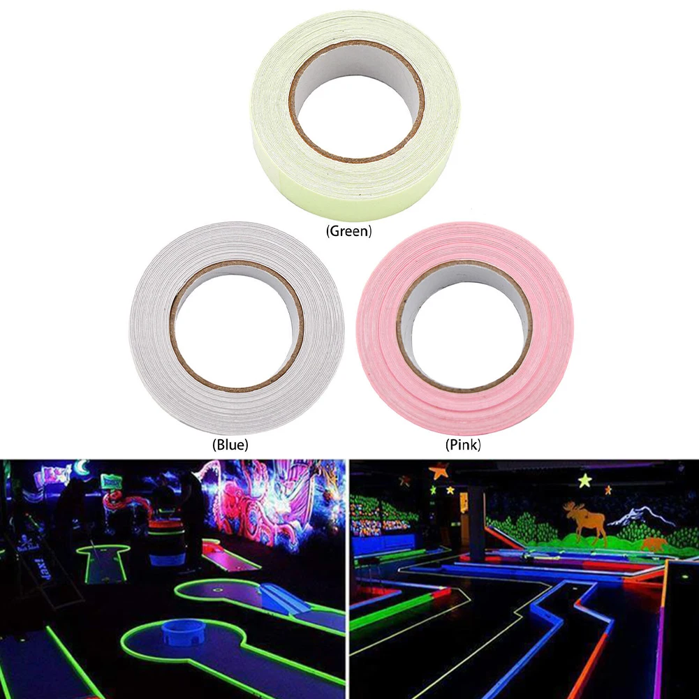 1pcs Luminous Fluorescent Tape Wall Decorative Self Adhesive Sticker Waterproof
