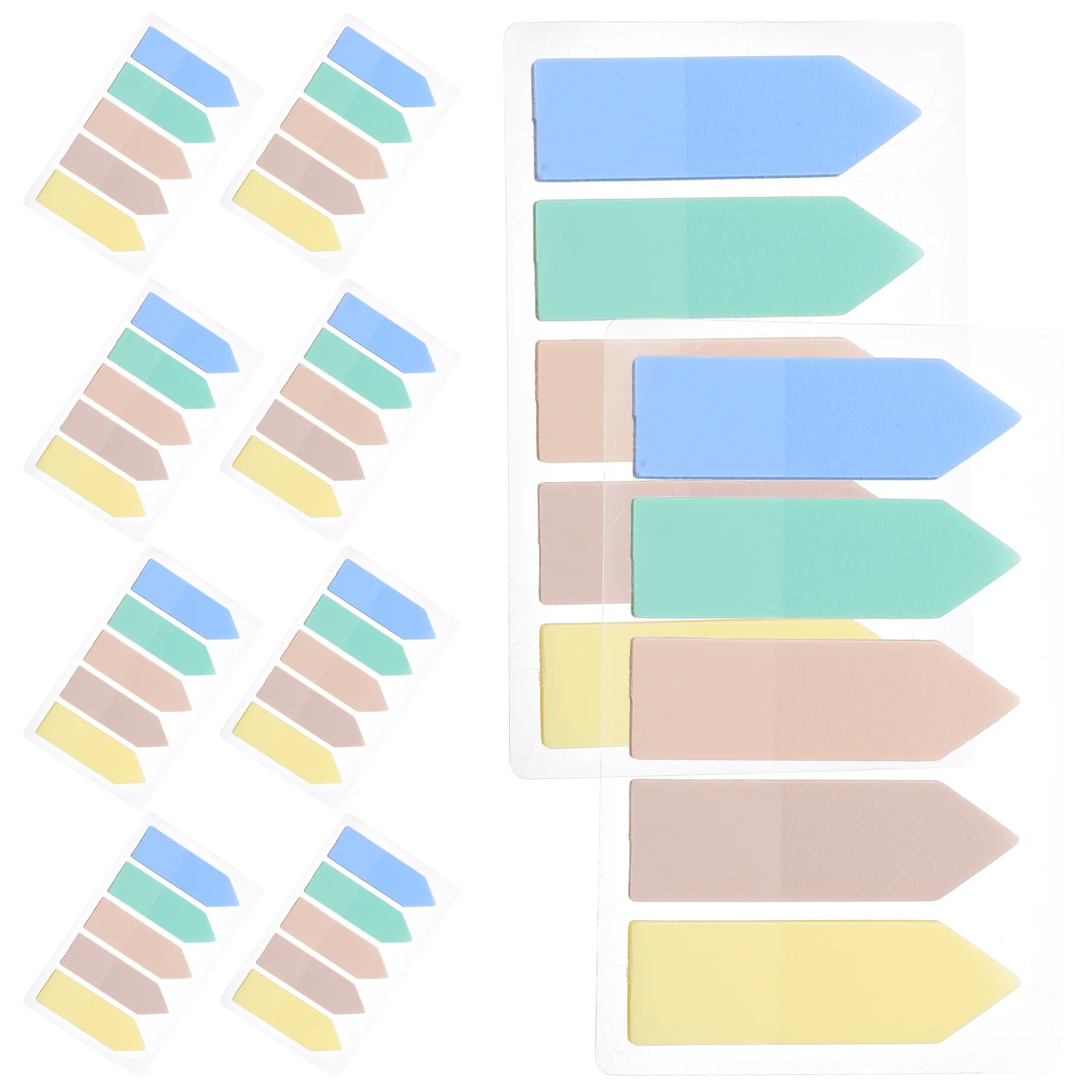 

Classification Index Stickers Book Supply Colorful Reading Strips Sticky Bookmarks Markers Portable Household Labels