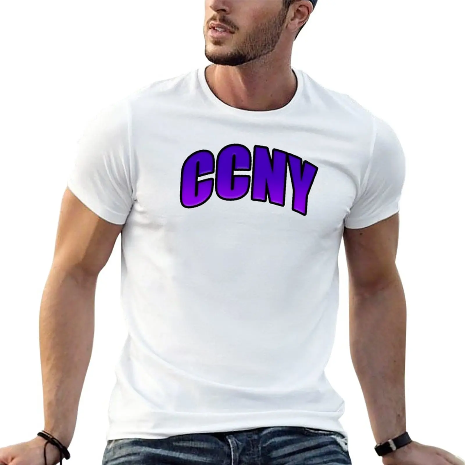 

New CCNY T-Shirt funny t shirt tops custom t shirts Men's t-shirts