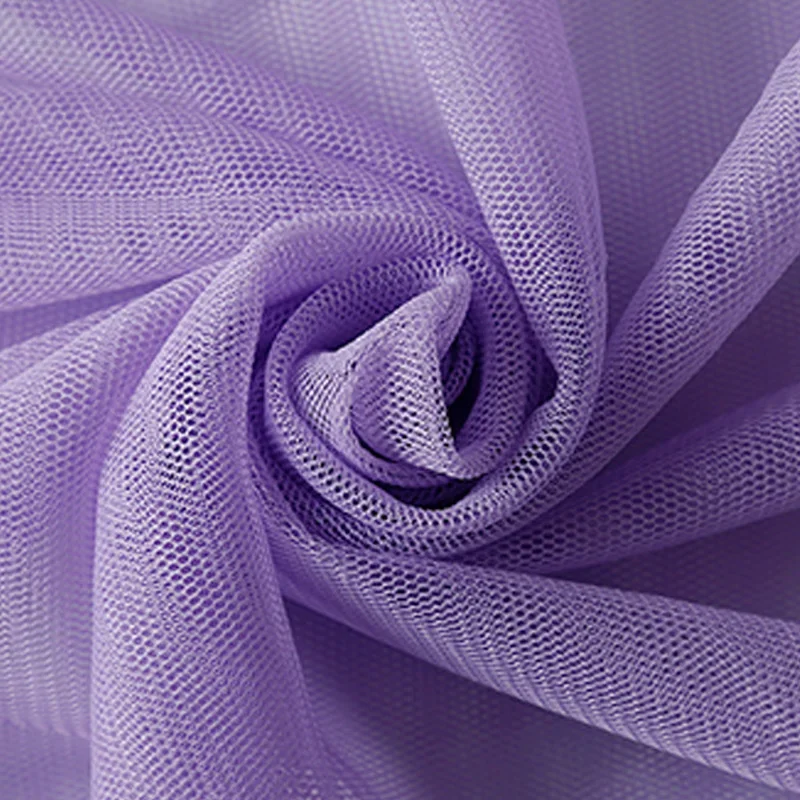 Verschlüsselter weicher Mesh-Tüllstoff zum Nähen von Hochzeitsdekorationen, Vorhänge, Moskitonetze, Hochzeitskleid, DIY-Nähstoffen, 1 m/5 m/10 m