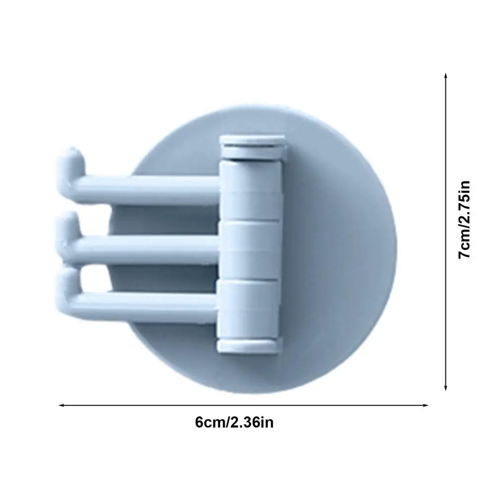 3 Branch Rotating Adhesive Wall Hook