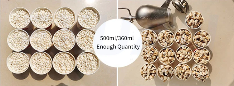 100ml/260ml/360ml Small Cooker Popcorn Machine Puffing Machine Corn Fry Machine