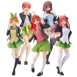 Anime Figure Collection: Nakano Sisters in School Uniform Gift Set - 18 - 20cm (5 pcs)