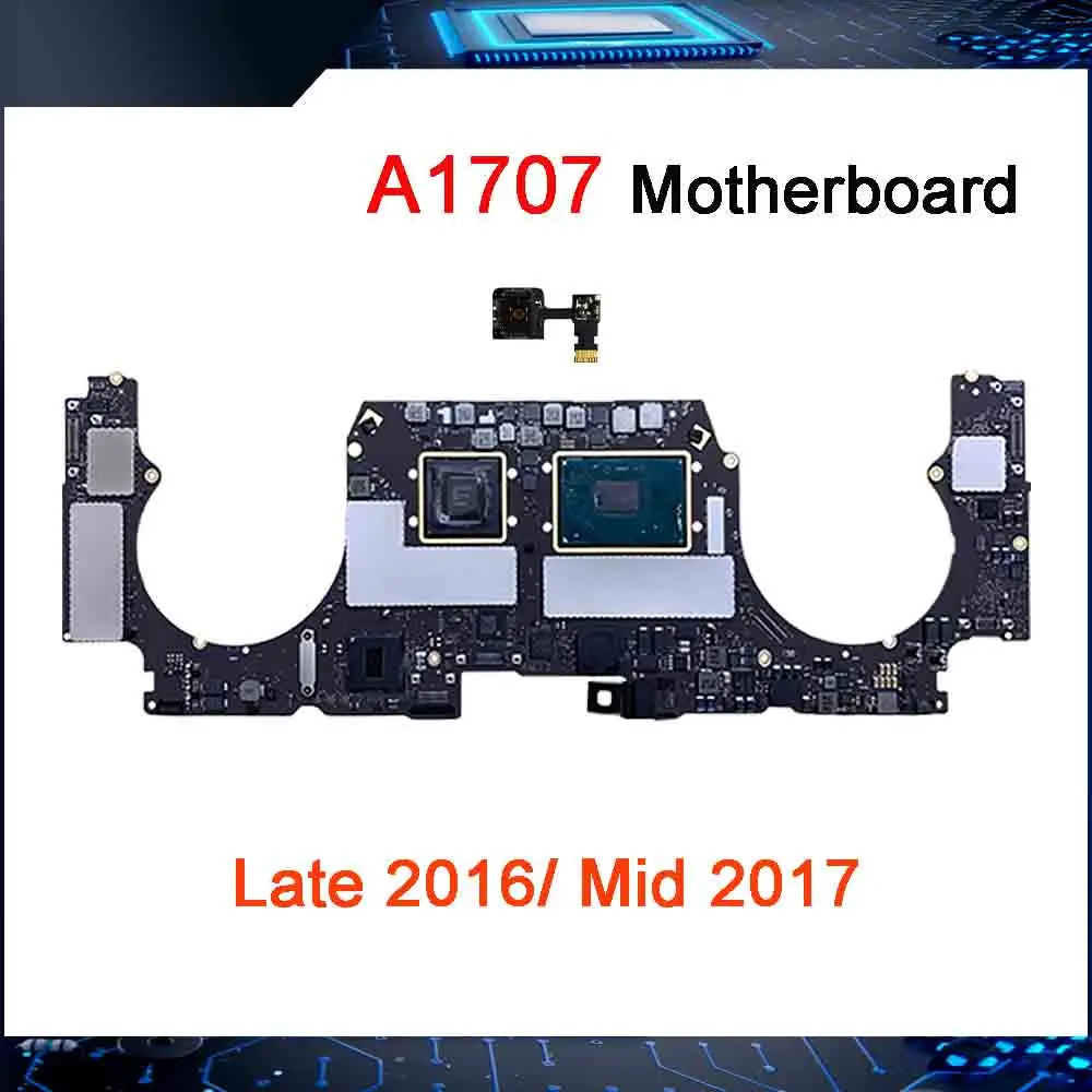 

Original A1707 Motherboard 820-00281-A 820-00928-A for MacBook Pro Retina 15" Logic Board Core i7 16G 2016 2017 With Touch ID