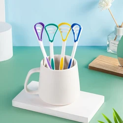 1/6Pcs Pack Tongue Brush Tongue Cleaner Scraper Cleaning Tongue Scraper For Oral Care Oral Hygiene Keep Fresh Breath
