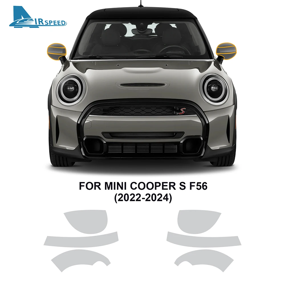 

Защитная пленка для Mini F56 Cooper S 2 двери 2022 2023 2024 прозрачный комплект мил предварительно отрезанная пленка для фар заднего вида из ТПУ