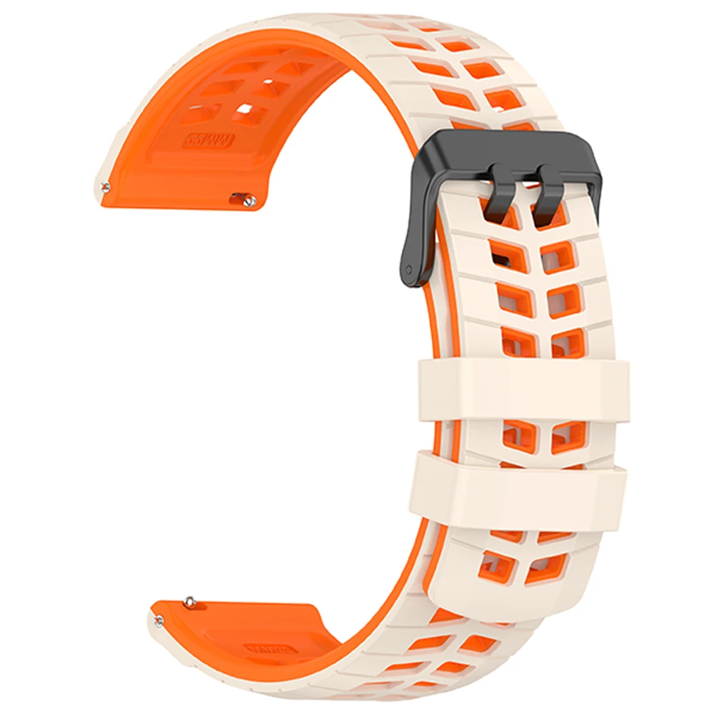 Durable 22mm Silicone Watch Strap - Multiple Smartwatch Compatibility