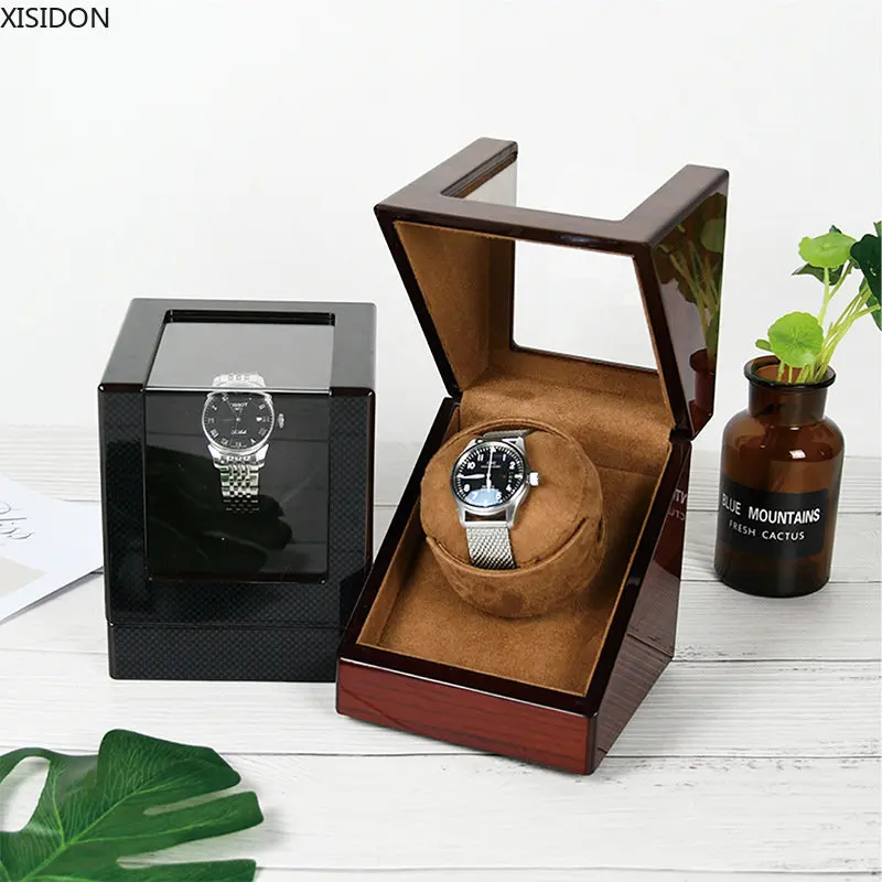 

Megger Wooden Watch Winder Box Automatic Linked ListBox Mechanical Watch Rotator Motor Box Spot USB Power Supply 2 Watch Winder