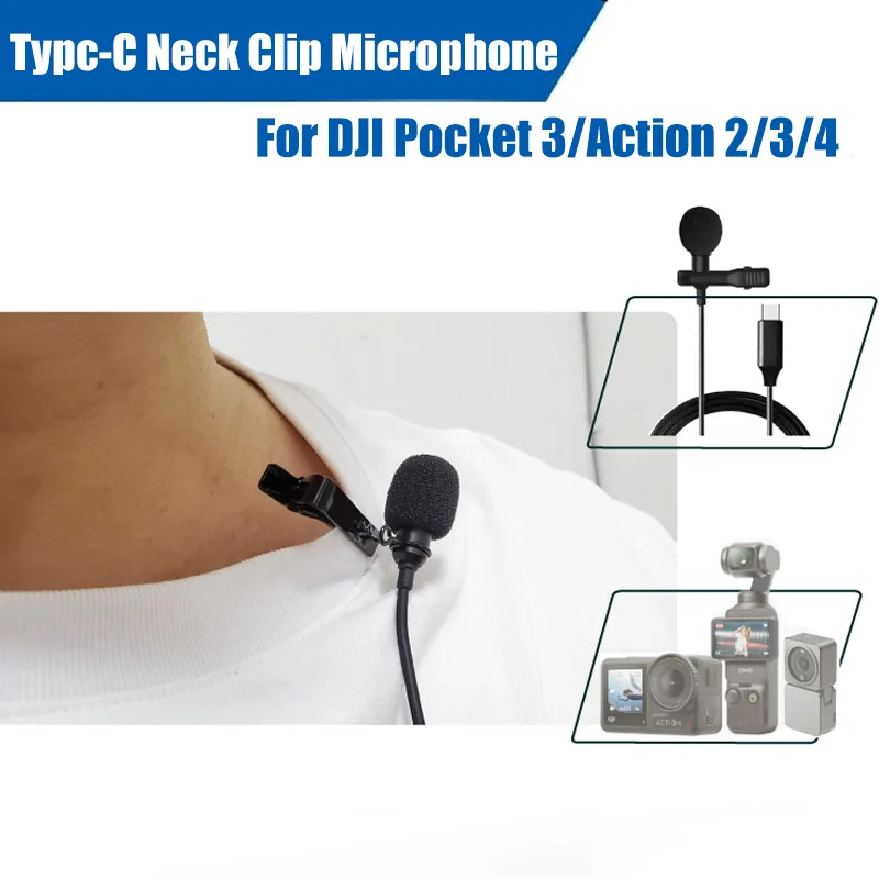 JCMOYUTY ラベリアマイク DJI Osmo Pocket 2/3 Lavマイク用 JCMOYUTY ラベリアマイク DJI Osmo Pocket 2/3 Lavマイク用