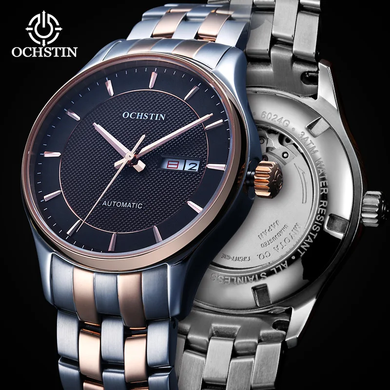 OCHSTIN new 2024city urban series personality trend automatic mechanical movement watch men's mechanical watches