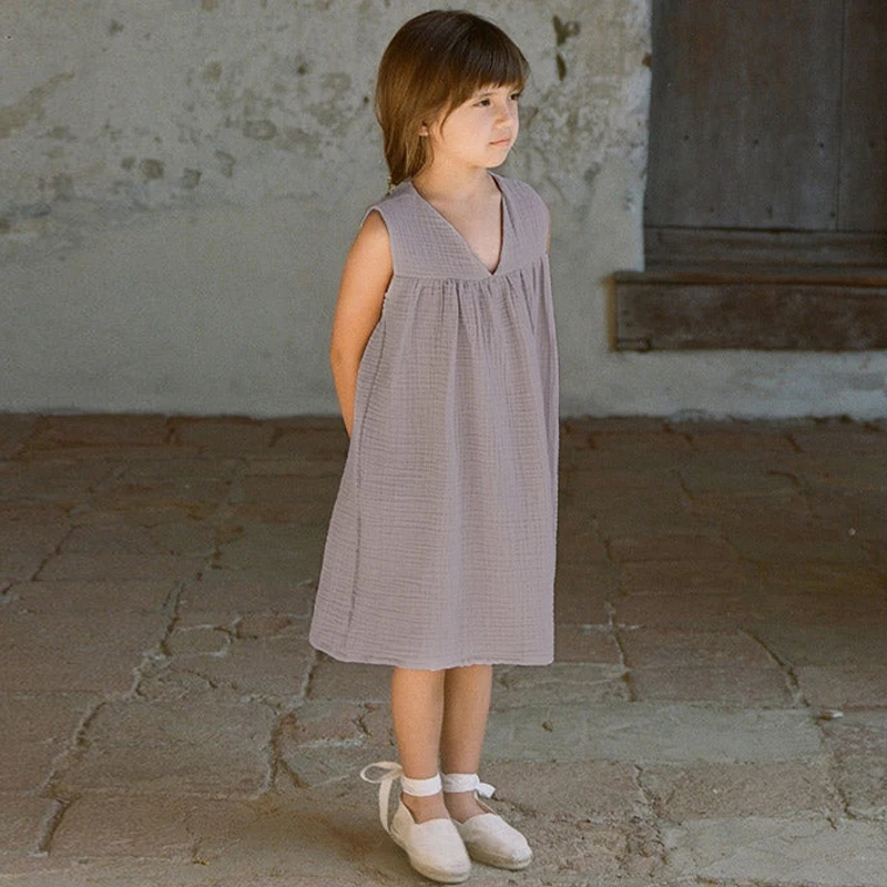 Cotton Double Gauze Tuck Dress新品タグ付き Cotton Double Gauze