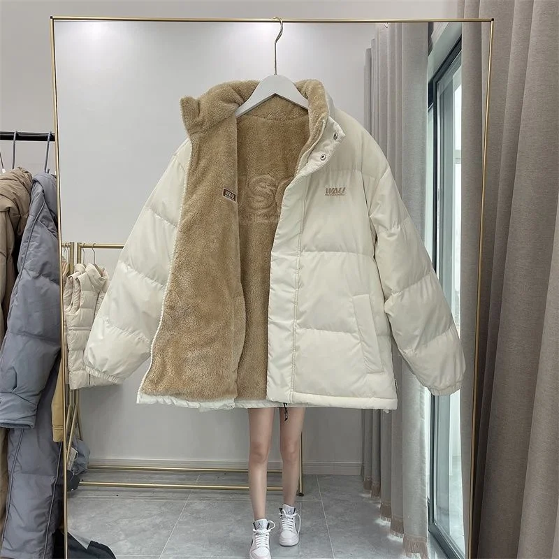 White Puffer Shein Padded Coats SHEIN SXY フグ アウター ソリッド