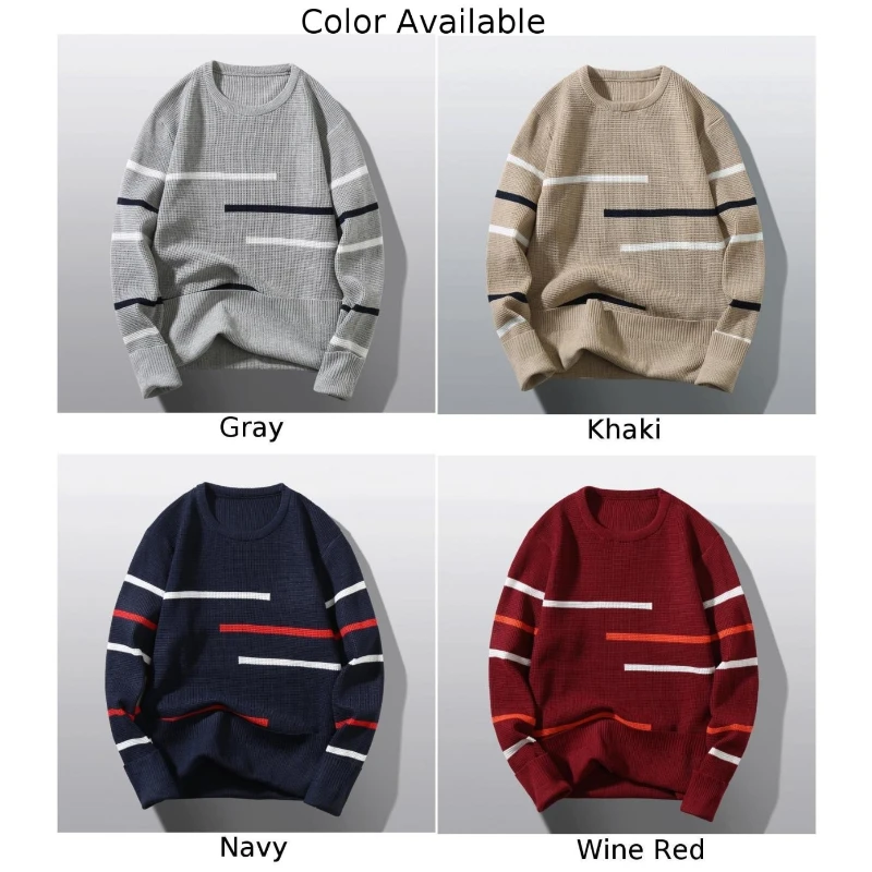 Рисунок 5 - Мужской вязаный пуловер с круглым вырезом