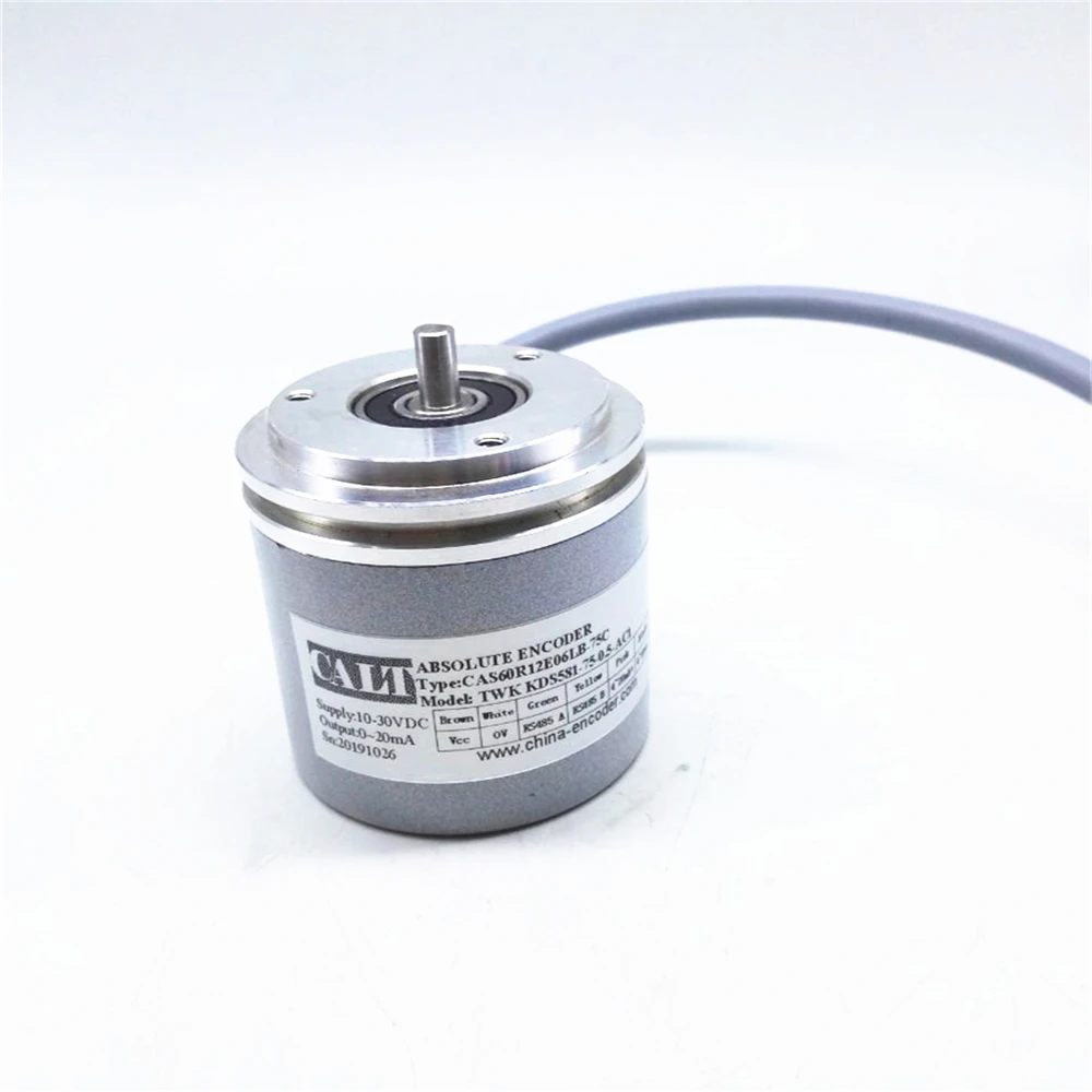 

CALT 60mm Solid Shaft Single Turn 13 16 Bits 32768 Resolution SSI Output Absolute Rotary Encoder