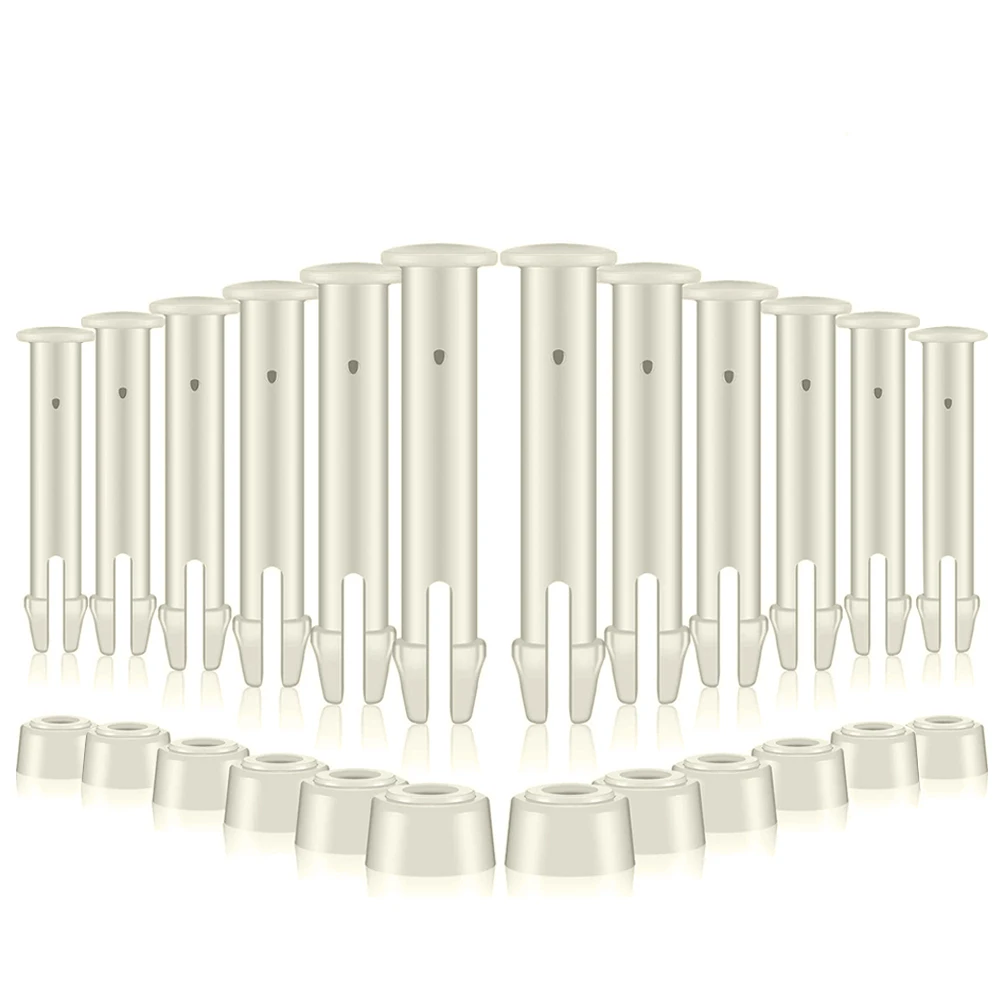 12 Packs Pool Joint Pins with Seal for Intex Round Metal Frame Pool Parts for Household Replacement Tools