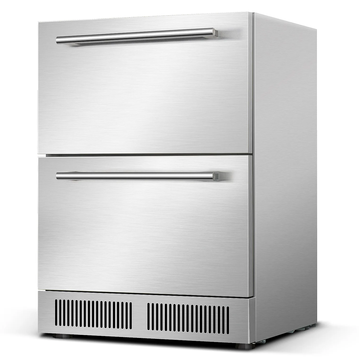 Wine Fridge Undercounter Built-in&Freestanding Drawer Cooler Stainless Steel Indoor&outdoor Beverage Cooler