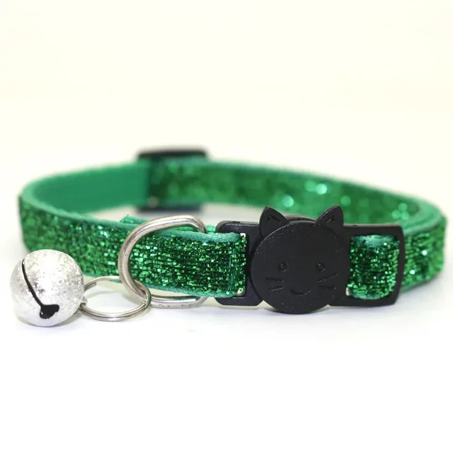 Cat Collar Colors Reflective Breakaway Neck Ring Necklace Bell Pet Products Safety Elastic Adjustable with Soft Material 6