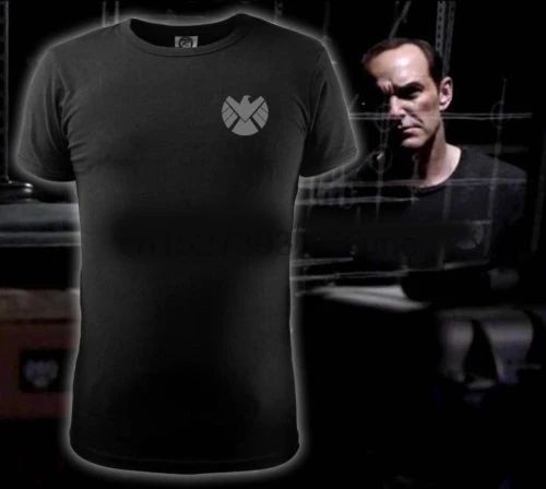 Agents Of S.H.I.E.L.D.Shield T-Shirt Shirt Movie Tops Cosplay Costume Men  Black Tshirt Summer Fashion Tops Drop Shipping _ - AliExpress Mobile