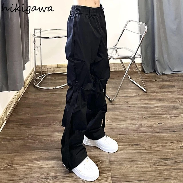 Harajuku Joggers Women Sweatpants Streetwear Hip-hop Folds Pants Fashion  Korean Loose Casual Trousers Pantalon Femme