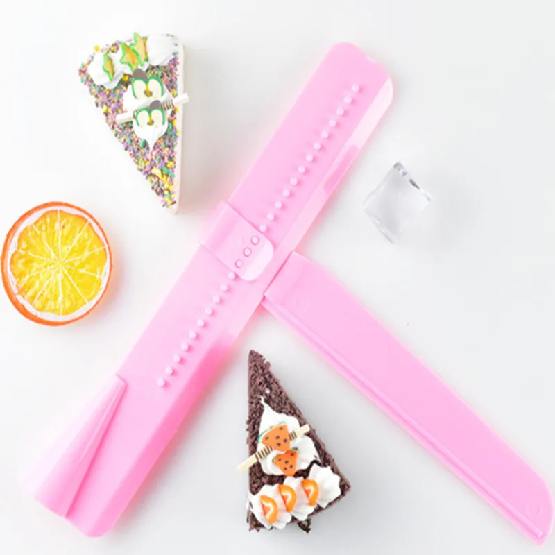 Cake Screed Adjustable Height Scraper Spatulas Edge Smoother DIY Cake Decoration Accessories Level Rotating Scraper cake tools cake decorating kit