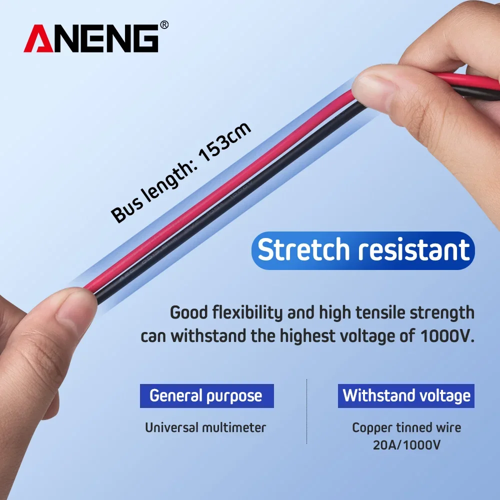 Multi-function Combination Multimeter Probe Test Leads Needle Tip Tester Lead Wire Pen Cable Feelers for FLUKE for Vichy 20A