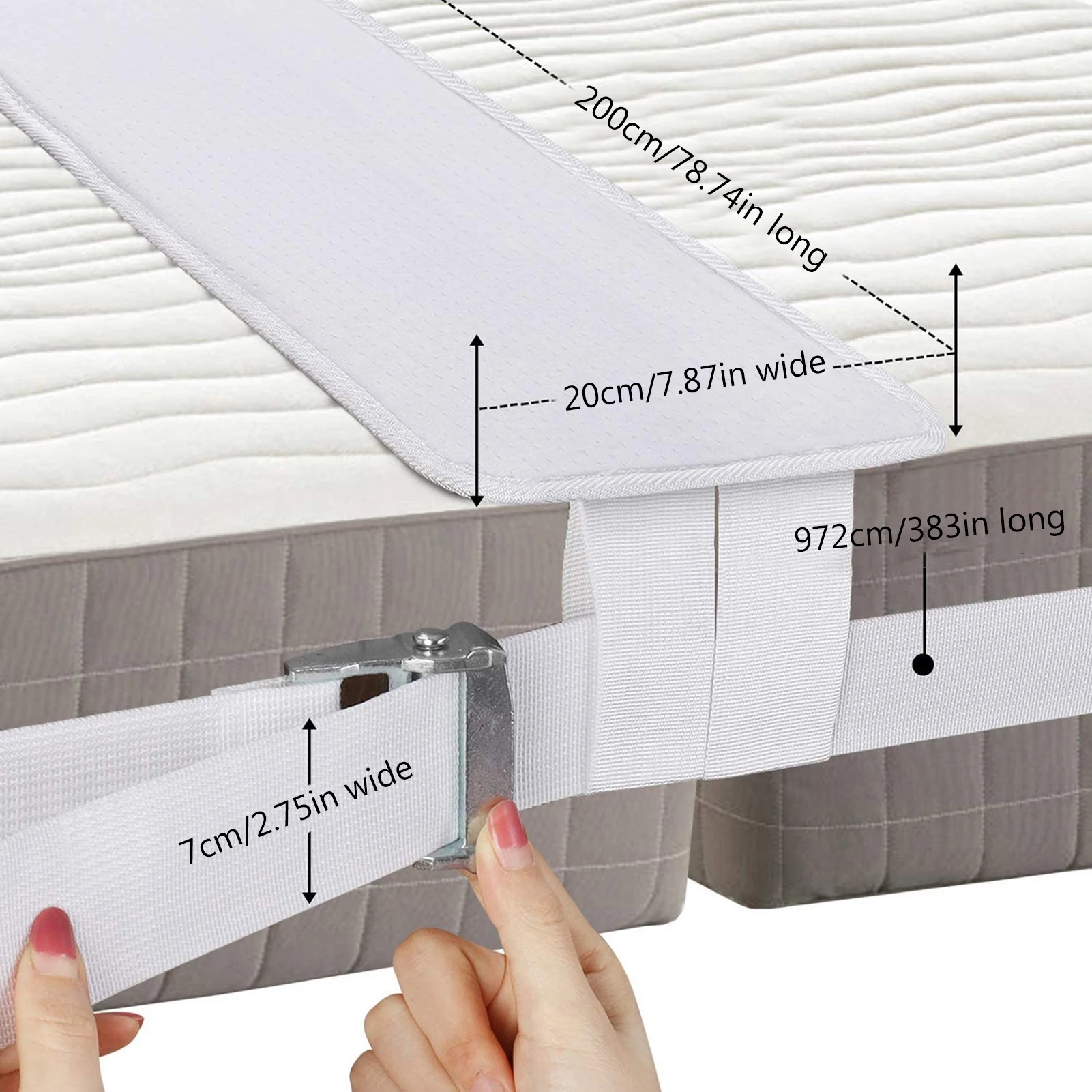 Bed bridge twin to king converter kit bed filler twin bed connector mattress connector