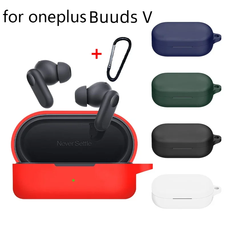 Чехол для OnePlus Buds V чехол однотонный Силиконовый противоударный чехол для наушников Bluetooth для 1 + наушников V hearphone box для 1 + V