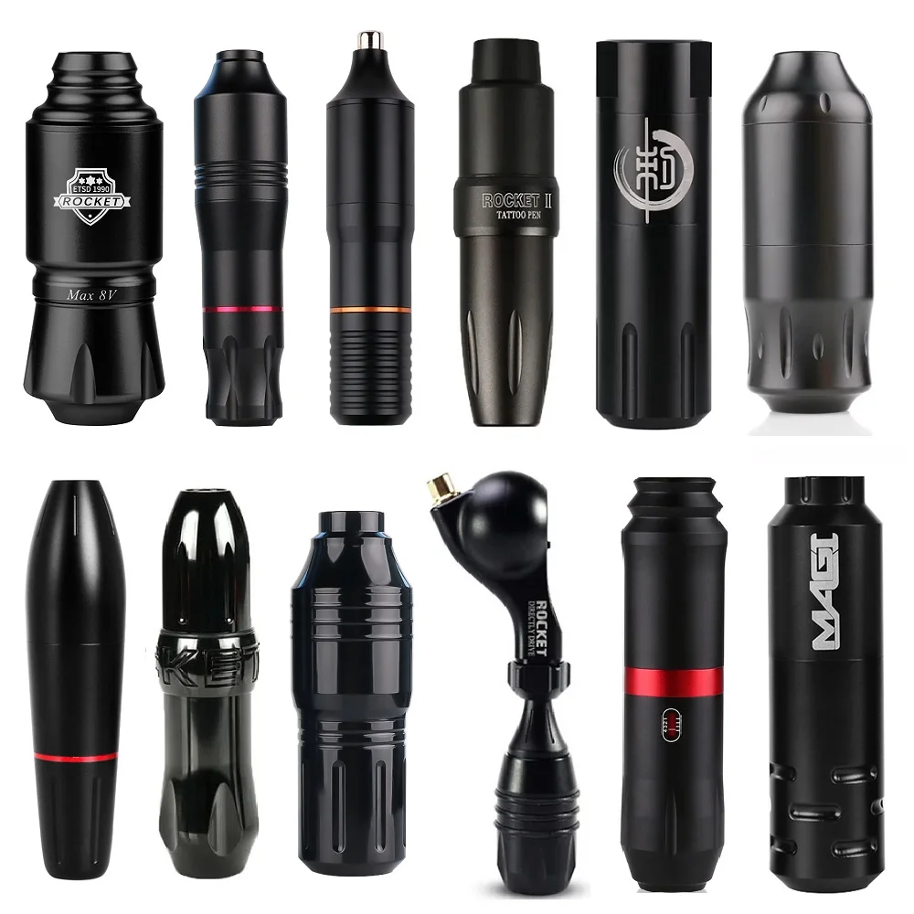 Black Rocket Tattoo Pen RCA/DC Interface Cartridge Rotary