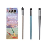 Oil painting stick for rubbing pen Smudging pen Heavy color crayon soft head transition sponge ball smudging painting brush tool 1