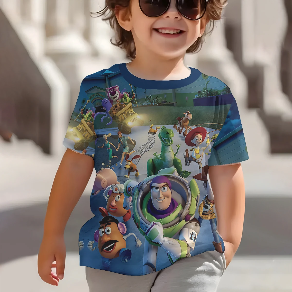3D Print Toy Story Buzz Lightyear Baby Clothing 5 to 14 Years Male Outdoor Clothes for Children Boy Girl Child T-Shirt Top Shirt 4
