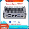 Topton FU02 Fanless Gaming Mini PC AMD Ryzen 7 7730U 8 Core 16 Threads Barebone PC 2 LANs Router Computer Windows 11 2x4K WiFi6 1
