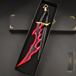 22cm Solo Leveling Anime - Inspired Metal Sword Cosplay Prop Keychain Pendant Gift (Knight Killer Box)