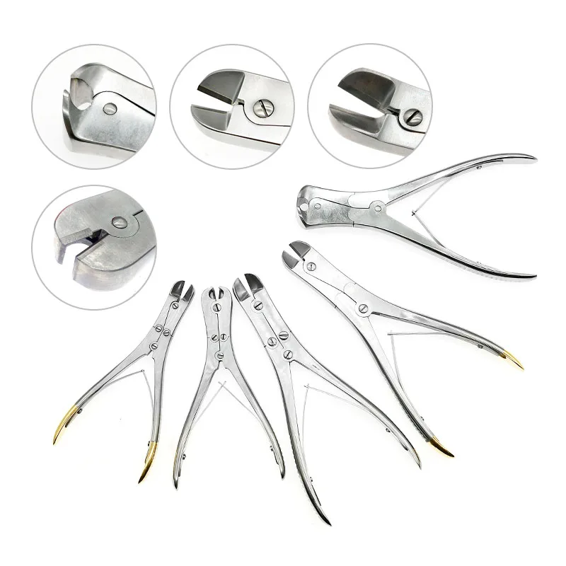 

Orthopedic scissors Double Jointed Wire Cutter Scissors Bevel Shears Bone Surgical Instruments