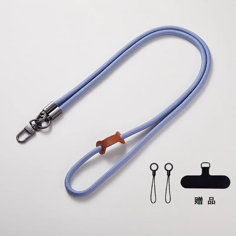 Universal Anti-Lost Woven Rope Phone Lanyard with Detachable Crossbody Neck Strap