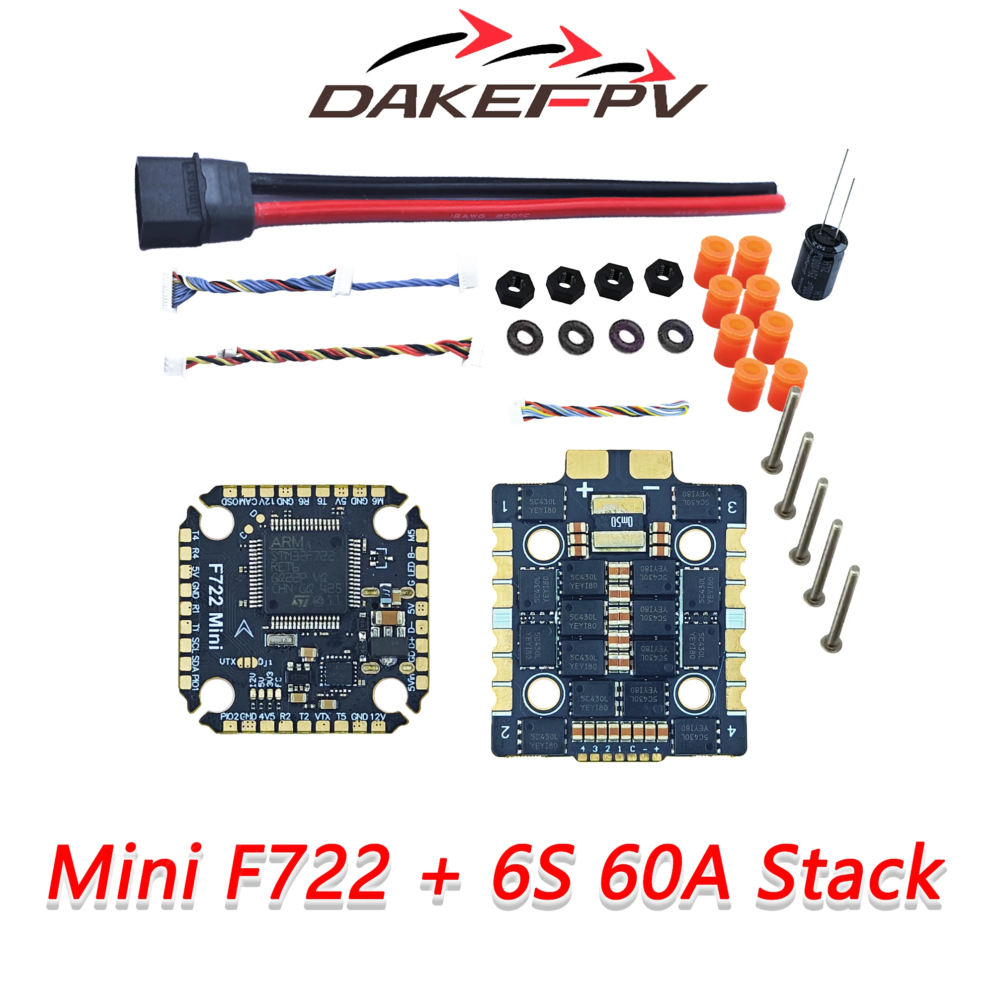 ตัวเลือกสินค้า ชุดควบคุมโดรน F722 ทนทาน สำหรับ FPV ทุกขนาด
