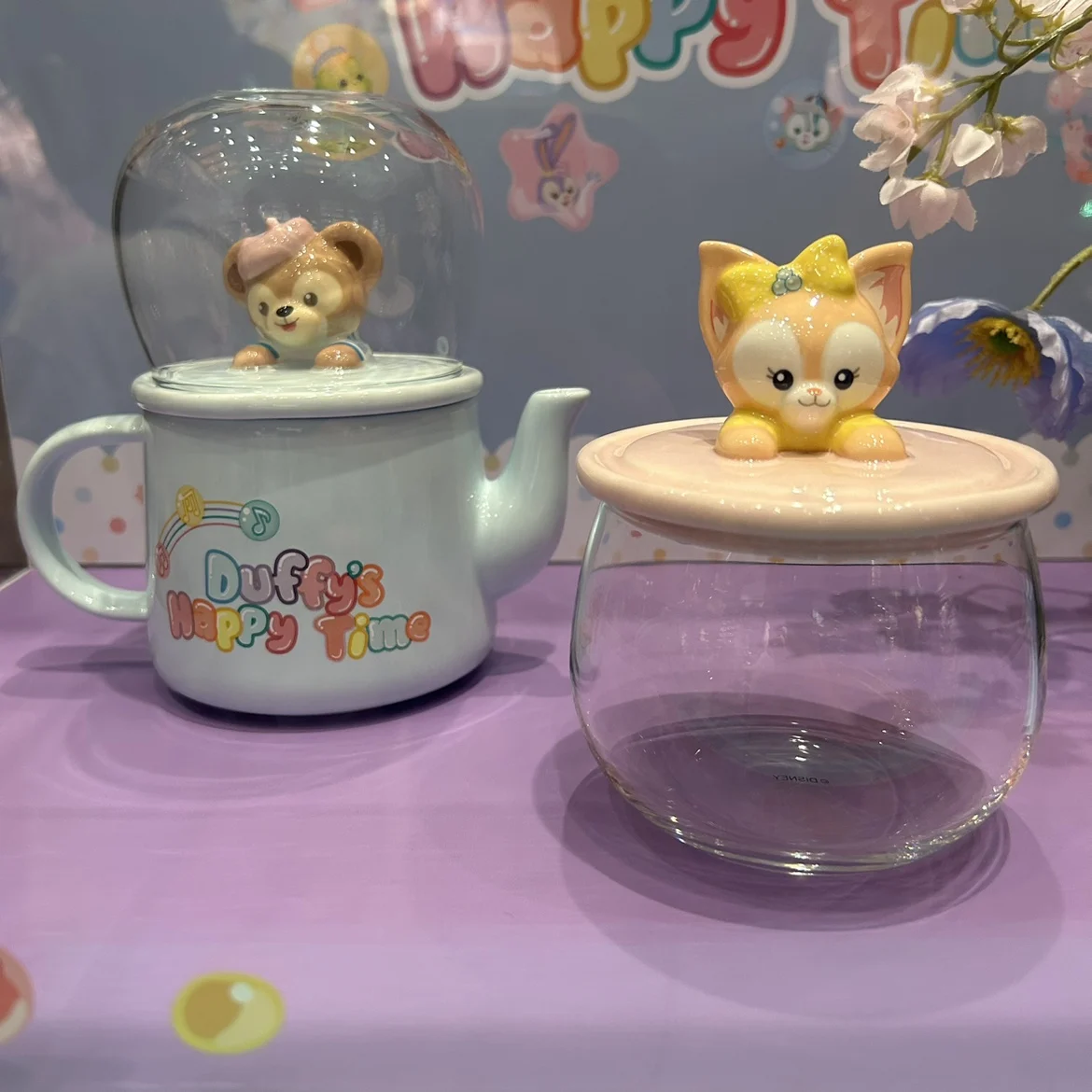 

Shanghai Disneyland cartoon cute duffy Ceramic Cup Winnie Drinking Coffee Cup