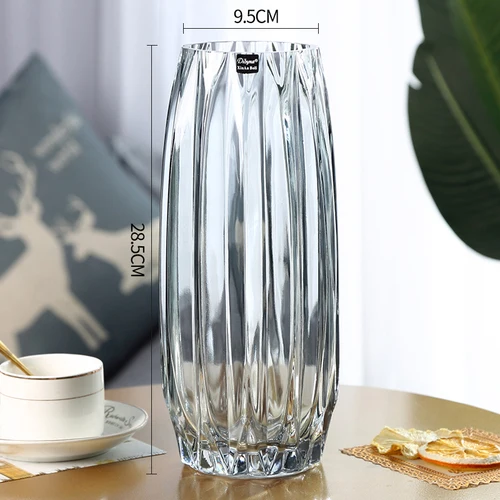Nordic semplice grande vaso di vetro trasparente colore idroponico