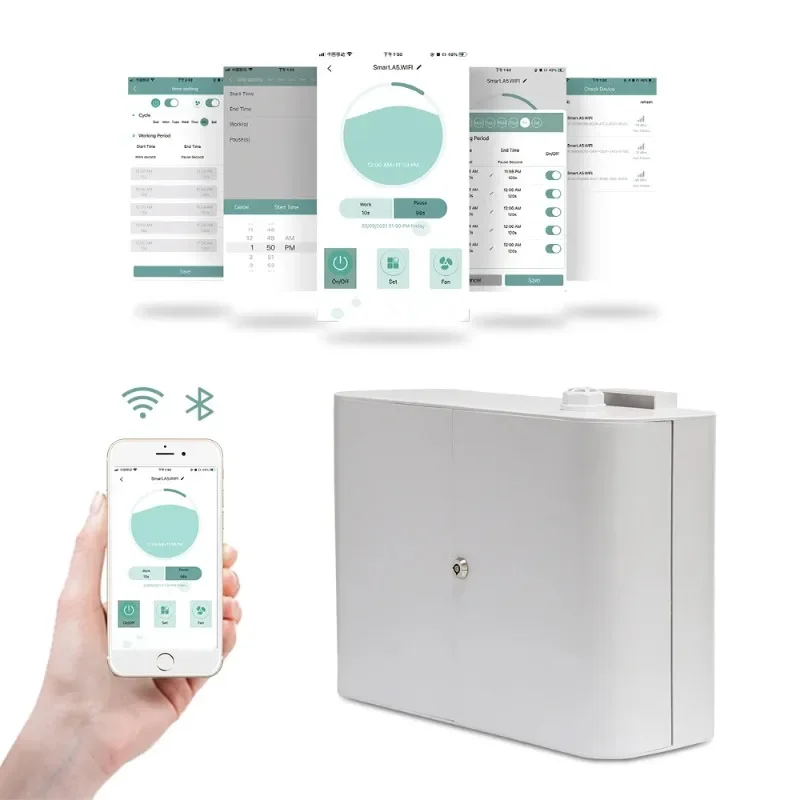 

Аромадиффузор OS-5, аромадиффузор HVAC, Bluetooth, Wi-Fi, управление через приложение