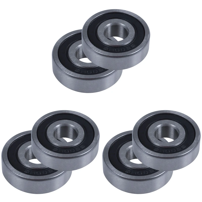 

6200RS Shielded Single Row Deep Groove Ball Bearing 10Mm X 30Mm X 9Mm 6 Pieces