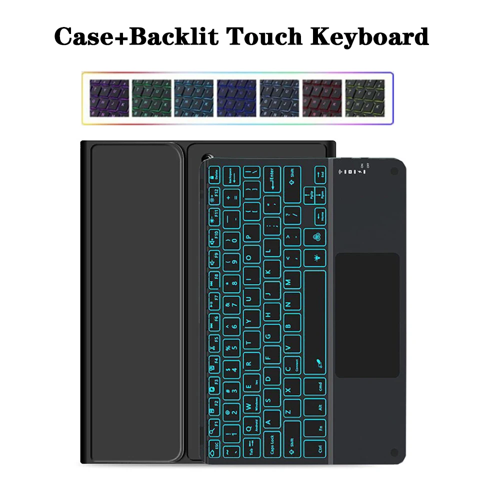 Enhanced Wireless Keyboard Case with Pen Holder