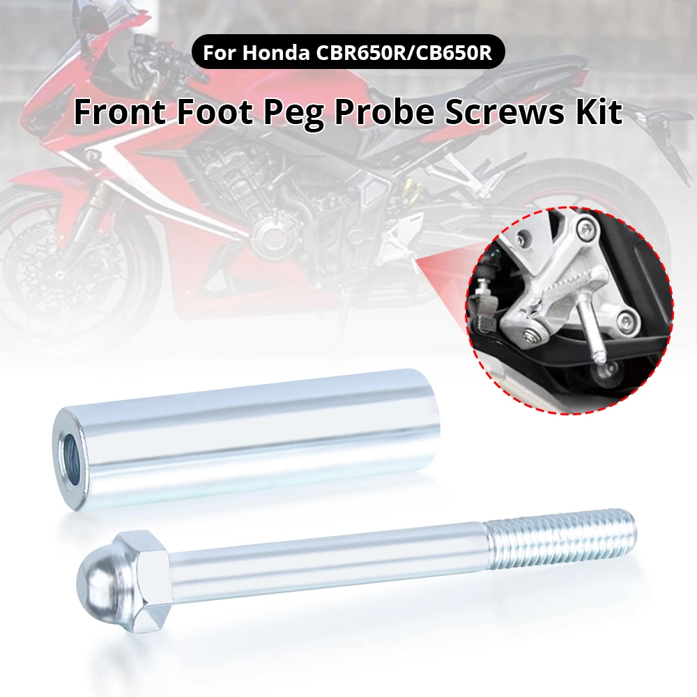 

Motorcycle Front Foot Peg Footrest Probe Screws Kit Fit For Honda CBR650R CB650R 2019 2020 2021 2022