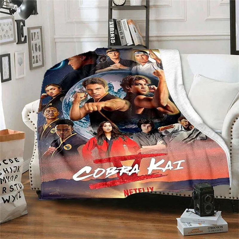 

TV Karate Cobra Kai Amanda Soft and Comfortable Flannel Blanket Living Room Bedroom Bed Sofa Warm Throw Blanket Picnic Blanket