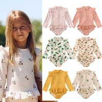 UV Baby Girl Swimsuit One Piece Swimming Jumpsuit Ruffles Bathing Suit SPF 50 Sleeveless Kids Swimwear for Girls 1-7 Years 6