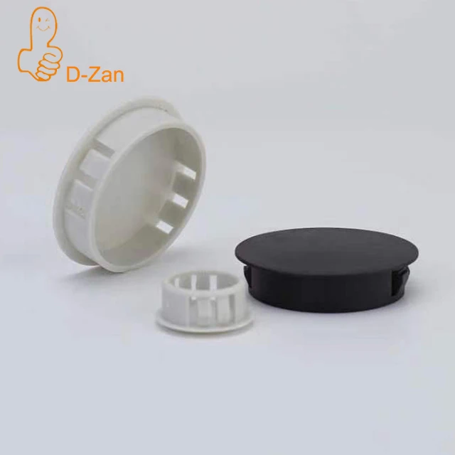 

50MM Plastic Hole Plug Snap-on Cover Hole Nylon Plugs Dust Caps Flat Head Reserved Hole Plugging Use For Table Box Extra Hole