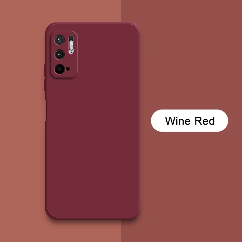 Original Square Liquid Shockproof Soft Silicone Phone Case